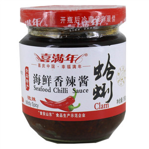 喜满年香辣蛤蜊海鲜酱