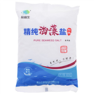 盐宜生精纯海藻盐加碘食用盐