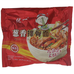 优一葱香排骨面