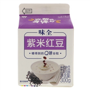 味全紫米红豆牛奶饮品
