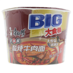 康师傅BIG大食桶酸辣牛肉面