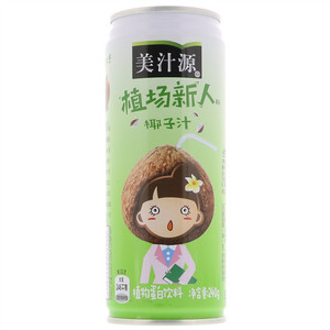 美汁源植场新人椰子汁植物蛋白饮料