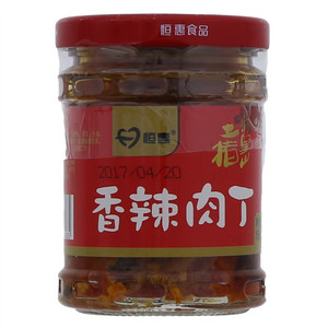 恒惠香辣肉丁（香辣味）168g