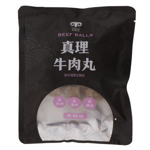 大牧汗黑椒味真理牛肉丸