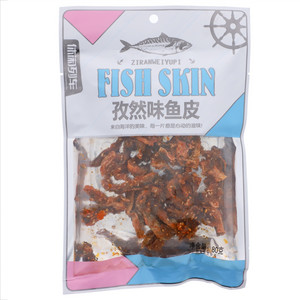 休闲列车孜然味鱼皮