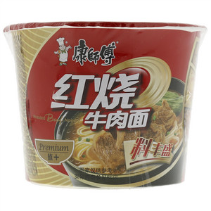 康师傅红烧牛肉面
