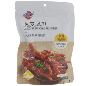 蜡笔小新椒香辣卤味虎皮凤爪