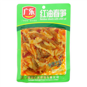 广乐100克红油春笋