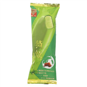 伊利绮炫抹茶巧克力味脆皮+抹茶口味冰淇淋