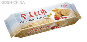 青食麦麸红枣饼干