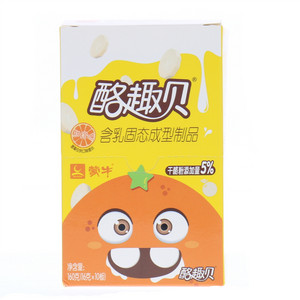 蒙牛酪趣贝甜橙味含乳固态成型制品
