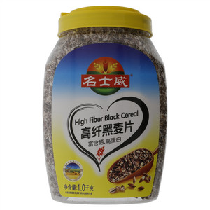 名士威高纤黑麦片
