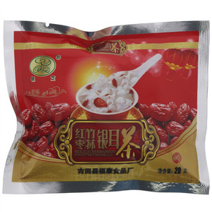 银芝红枣竹荪银耳茶
