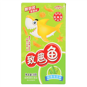 TEAMKEI添祺鲜香海苔味致趣鱼焙烤型膨化食品