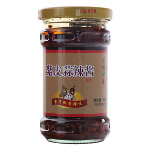 山辣兄弟微辣紫皮蒜辣酱