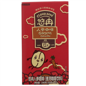 悠冉人参速溶咖啡饮料