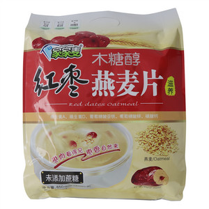 家家麦木糖醇红枣燕麦片
