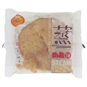金馅蒸肉松饼