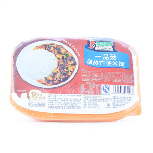 得益绿色一品菇自热方便米饭
