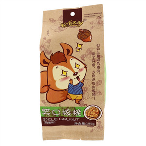 松鼠萌熟制坚果与籽类食品奶香开口核桃