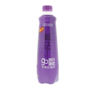 碱法葡萄味苏打汽水500ml