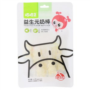 咭咭豆草莓味益生元奶棒