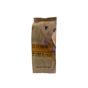 饮典三只猫咪荷叶普洱茶