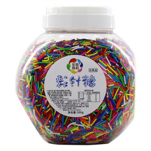 乐焙炫彩瓶装彩针抛光-重七彩色糕点装饰用糖果