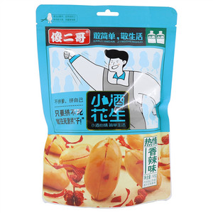 傻二哥麻辣味小酒花生