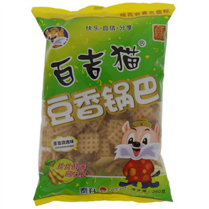 百吉猫滋滋烧烤味豆香锅巴