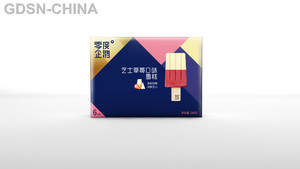 零度企鹅芝士草莓口味雪糕