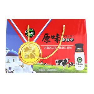 大富康园原味老酸奶杀菌型乳酸菌奶饮品