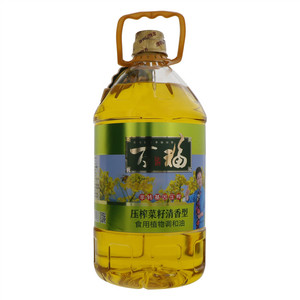 百茗福压榨菜籽清香型食用植物调和油