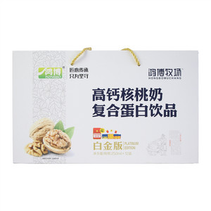 鸿博鸿博牧场高钙核桃奶复合单品饮品