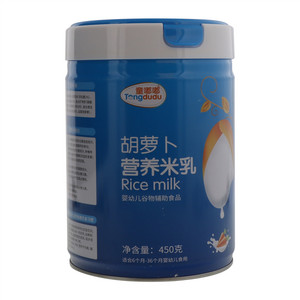 童嘟嘟胡萝卜营养米乳
