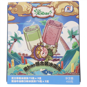 五丰冷食果bar组合装冰淇淋