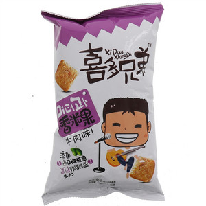 喜多兄弟牛肉味-香米果膨化食品