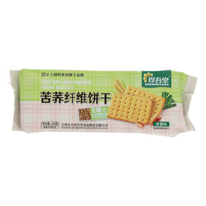 珍吾堂葱香味苦荞纤维饼干
