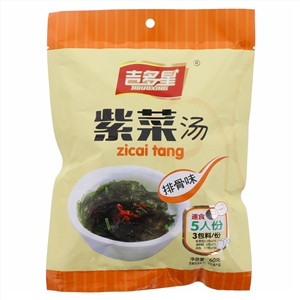 吉多星排骨味紫菜汤