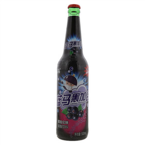 蓝马黑加仑味碳酸饮料