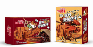 纳滋宝咖啡味黑巧咖啡薄脆饼干