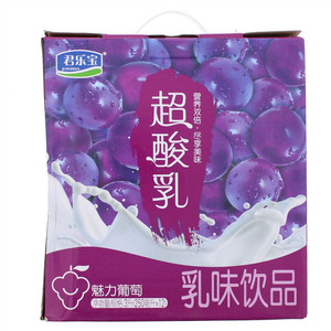 君乐宝超酸乳魅力葡萄乳味饮品