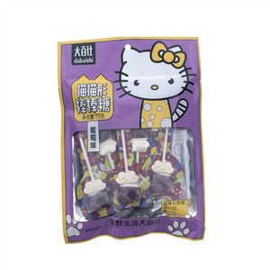 猫猫形棒棒糖（葡萄味）