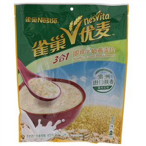 雀巢优麦3合1即食牛奶燕麦片
