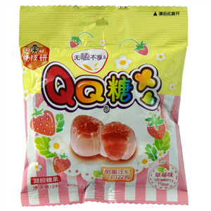 旺旺食技研草莓味QQ糖