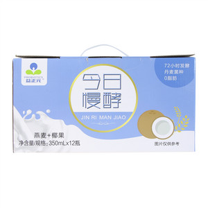 益正元今日慢酵燕麦+椰果果粒乳酸菌饮品