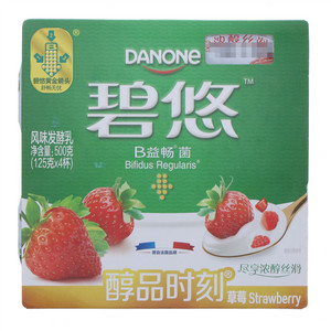 碧悠醇品时刻草莓 Strawberry风味发酵乳