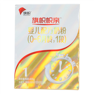 旗帜帜亲婴儿配方奶粉（0-6月龄，1段）400g