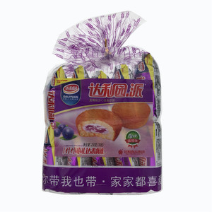达利园蓝莓味注心蛋类芯饼
