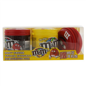 M&M’S牛奶巧克力豆+花生牛奶巧克力豆妙趣促销装（赠m豆耳机包）